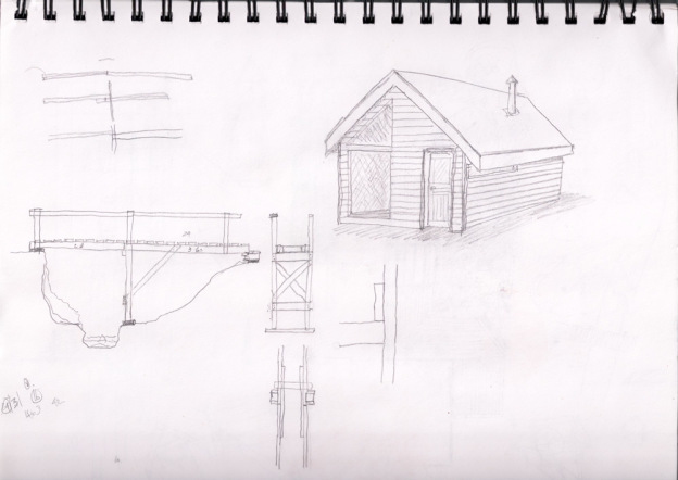 design concept drawing, jonathan avery, tiny house scotland,