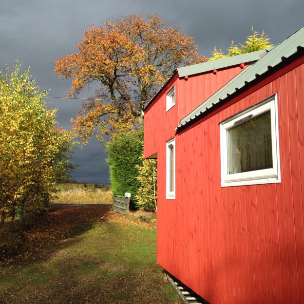 Autumn colours at Tiny House Scotland