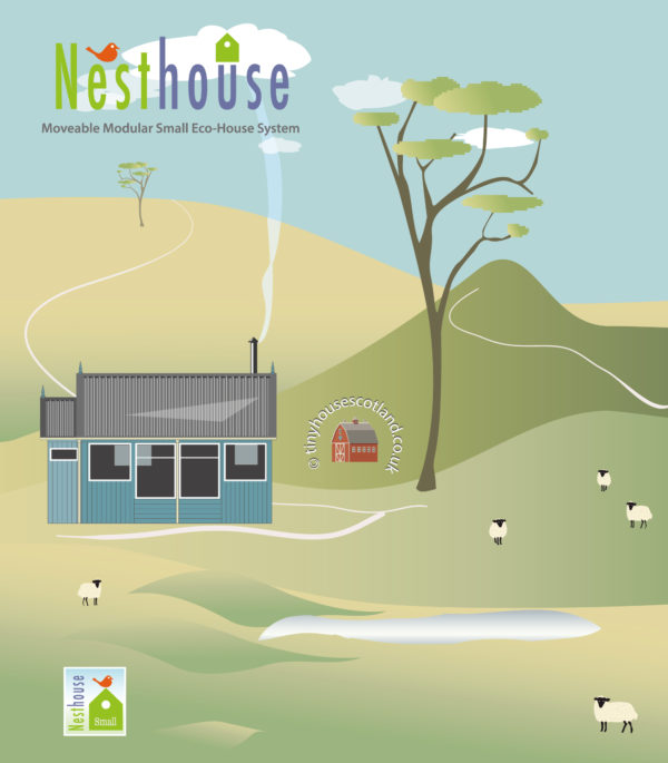 NestHouse 4.8 with Entry option from Tiny House Scotland.