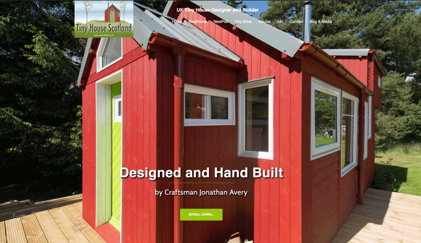 Tiny House Scotland website rebuilt.