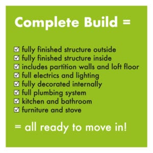 Complete build at Tiny House Scotland