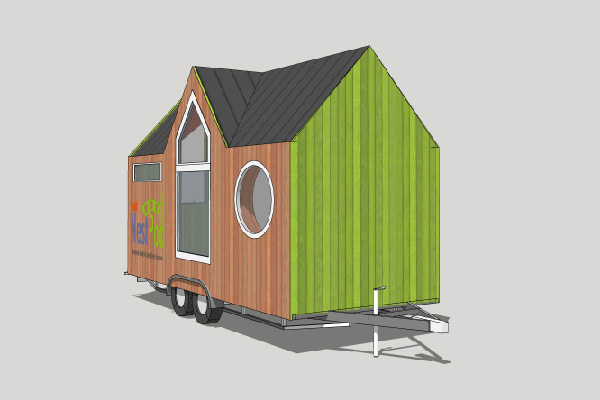 NestPod form factor = House NestPod form factor house shape