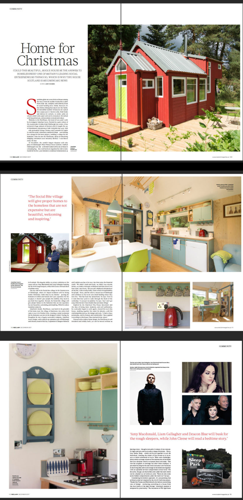 Reclaim Magazine December 2017 NestHouse feature