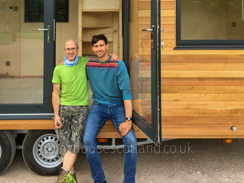 NestPod Delivery to a happy TIny House Scotland customer!